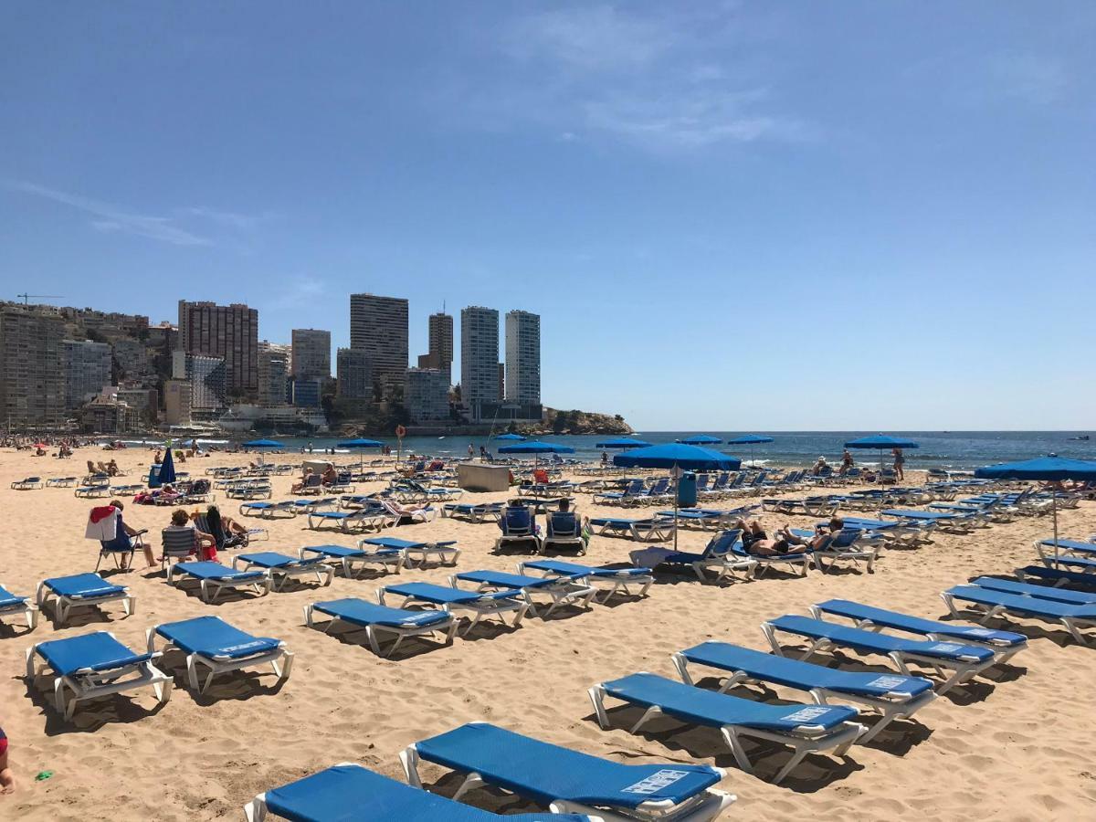 Apartamento Torre Yago Primera Linea Playa Benidorm Con Wi-Fi & Ac المظهر الخارجي الصورة
